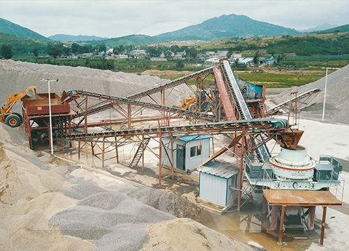 機制砂現(xiàn)場